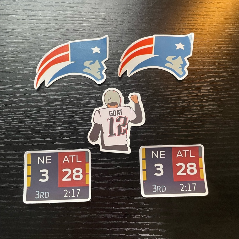 New England Patriots Stickers
